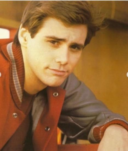 Young Jim Carrey early career photo before fame, showing his struggling days during stand-up comedy and early life before becoming a Hollywood star.