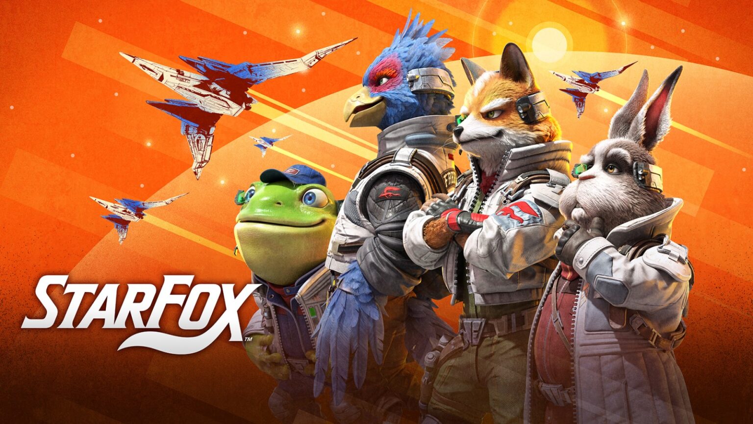 Fox McCloud piloting the Arwing in Star Fox for Nintendo Switch 2